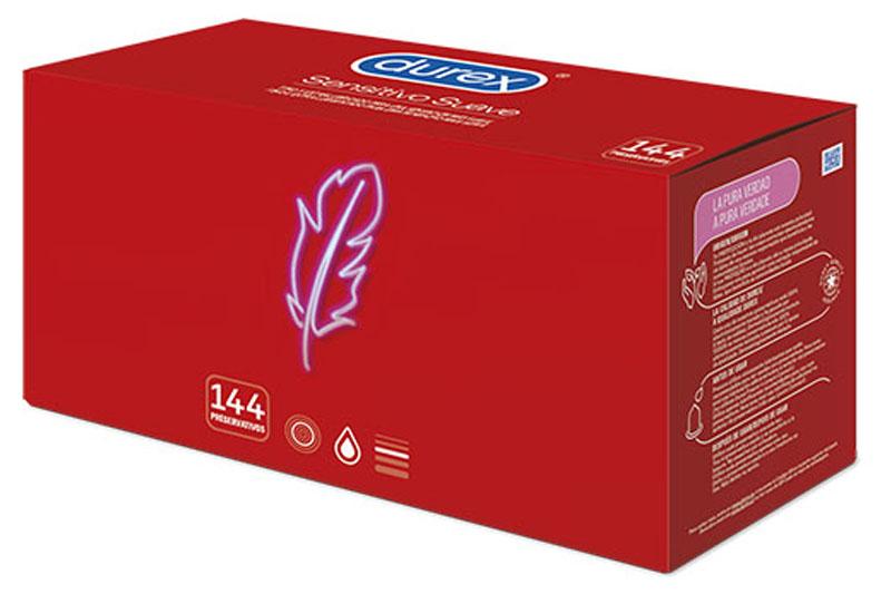 DUREX SENSITIVO SUAVE 144 Kondome