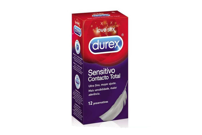 DUREX SENSITIVO CONTACTO TOTAL 12 Kondome