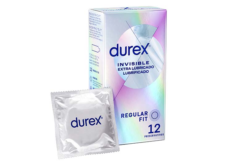 Durex INVISIBLE Extra Lubricados 12 Preservativos