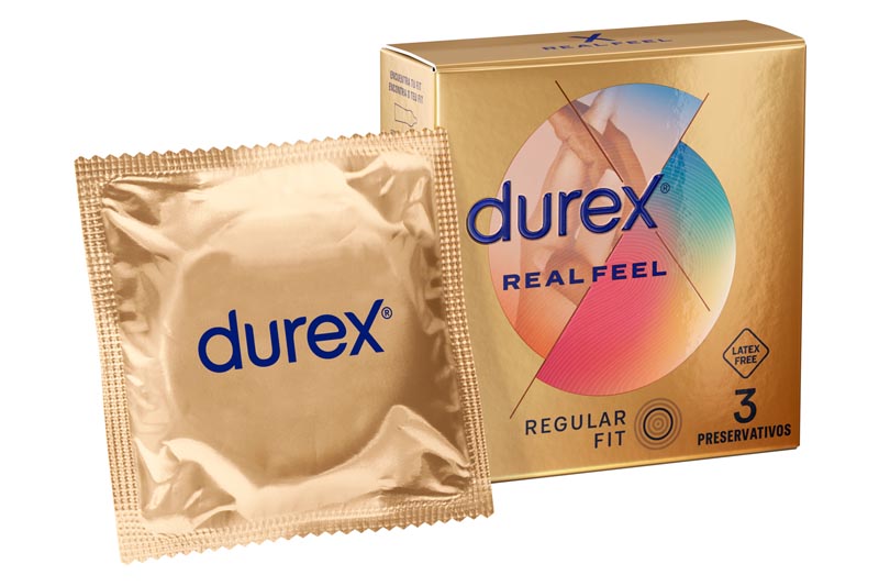 DUREX REAL FEEL 3 Preservativos 