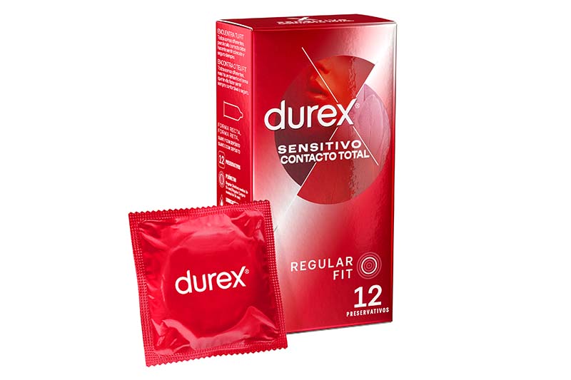 DUREX SENSITIVO CONTACTO TOTAL 12 Preservativos