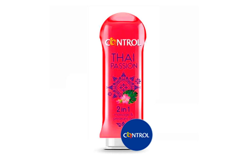CONTROL Lubricante 2en1 MASAJE THAI PASSION